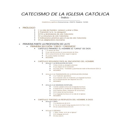 El catecismo de la iglesia catolica | PPTX