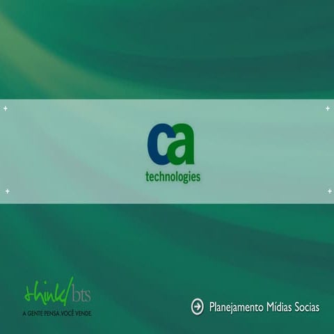 CA TECNOLOGIES SOCIAL MÍDIA