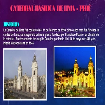 Catedral de lima   presentacion-touro