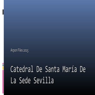 Catedral de sevilla españa