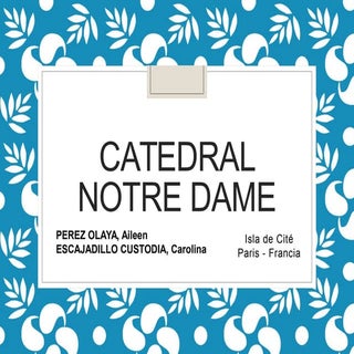 Catedral notre dame pdf