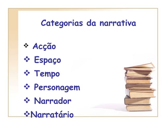 Categorias Da Narrativa
