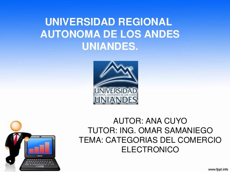 Categorias del comercio electronico