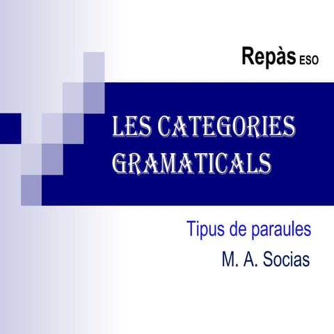 Categories lèxiques