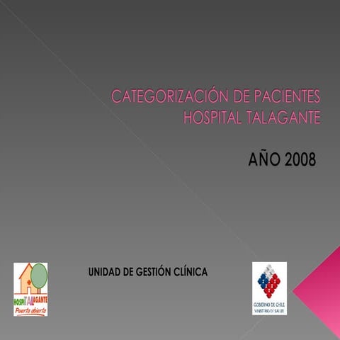 CategorizacióN De Pacientes  Hospital Talagante