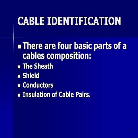 Category 6 cable characterics