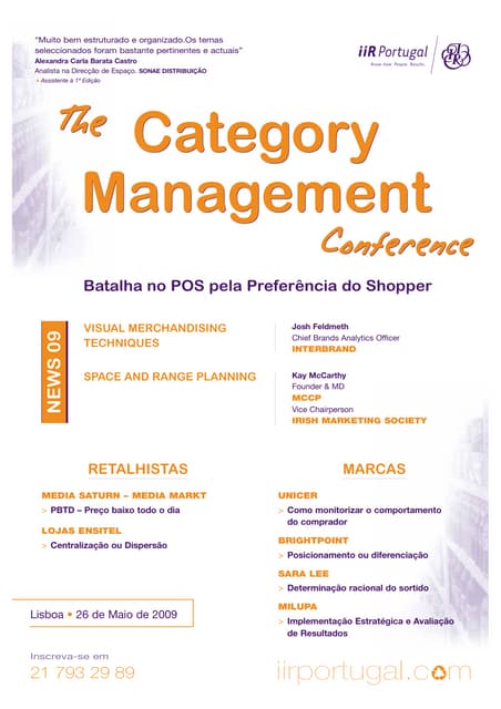 Conferencia Gestão de Categorias 2009