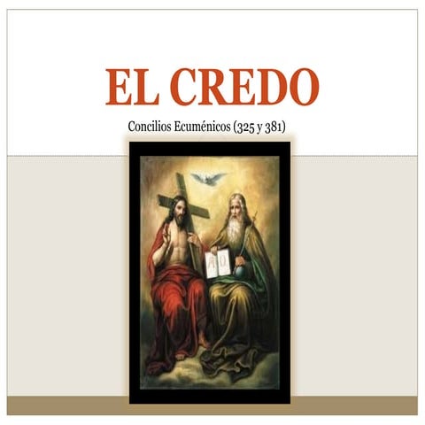 Bosquejo para Entrega del Credo en Confirmación y Comunion | PDF