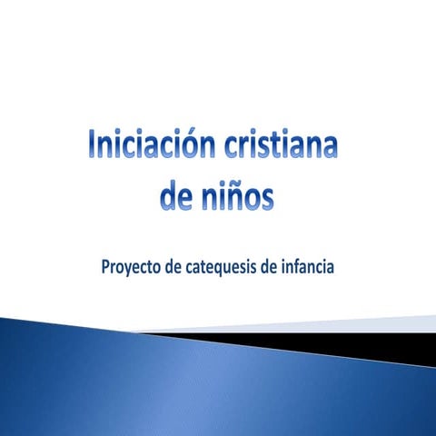 Catequesis infancia