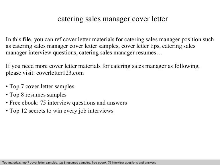 catering sales resumes