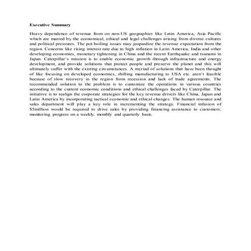 Caterpillar Inc. Overview 