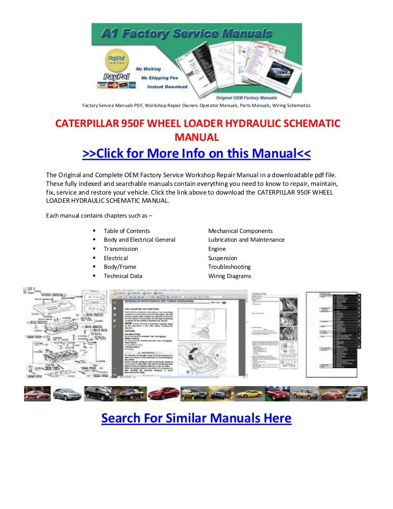 Caterpillar 950 f wheel loader hydraulic schematic manual free saturn wiring diagrams 