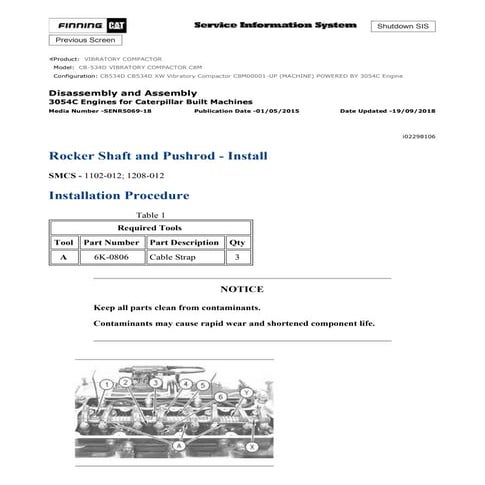 Prefix For Regular Maintenance Scandinavian Apartment Warranty Reference: Caterpillar Cat Cp 583E Vibratory Compactor Prefix Cnx Service Repair