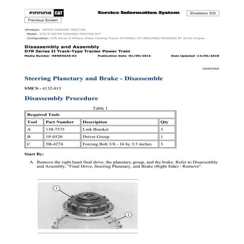 Caterpillar Cat CS-433E, CP-433E Vibratory Compactor (Prefix ASN ...