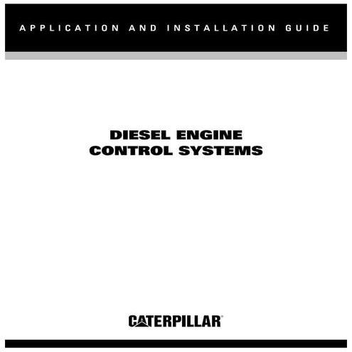 Caterpillar Diesel Engine Control Systems [PDF, ENG, 588 KB].pdf