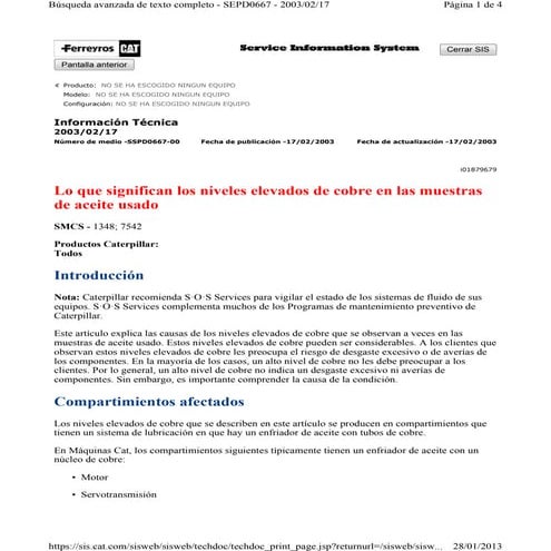 Caterpillar sepd0667   pasivación de metales.