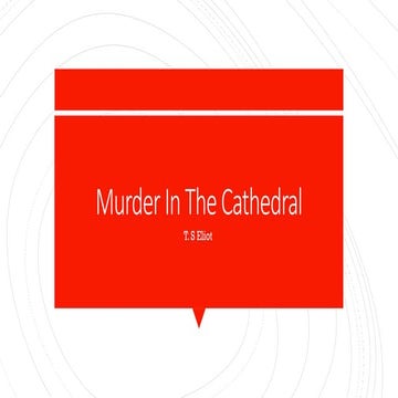 Murder in the Cathedral A classics. pptx