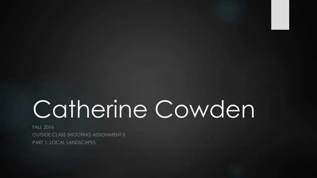 Catherine cowden
