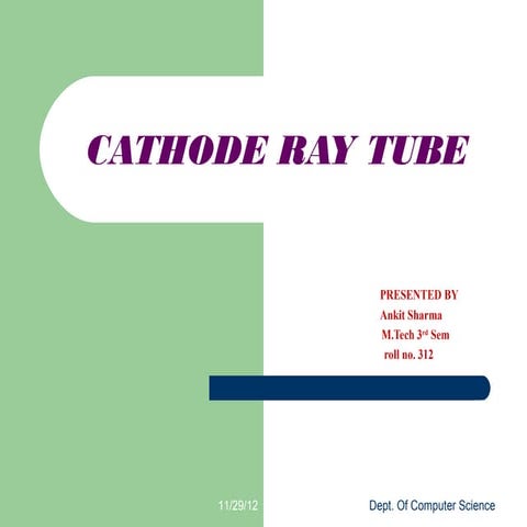 Cathode ray tube ~ankit