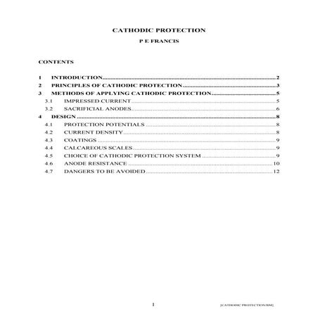Anodic protection for corrosion prevention | PDF