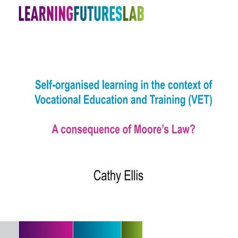 Self-organised Learning in the context of Vocational Education and Training (...