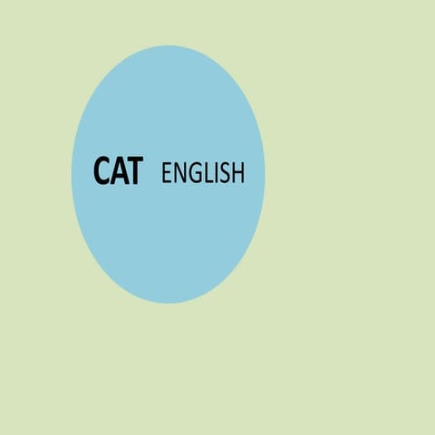 CAT English