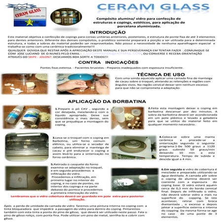 Catálogo ceram glass