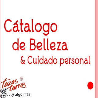 Catálogo de belleza y cuidado personal