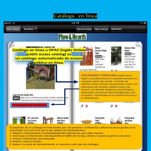 Catálogo  en línea 1
