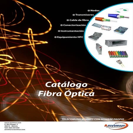 Catálogo fibra _Anvimur Telecomunicaciones
