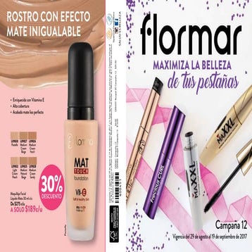 Catálogo flormar campaña 12, 2017