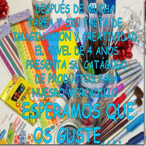 Catálogo mercadillo