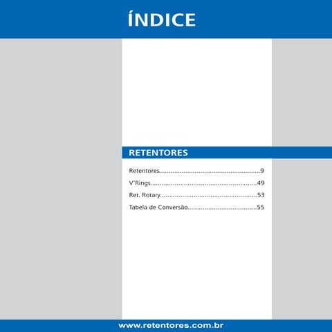 CATÁLOGO DE RETENTORES