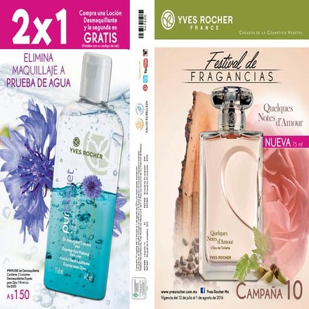 Catálogo yves rocher campaña 10, 2016