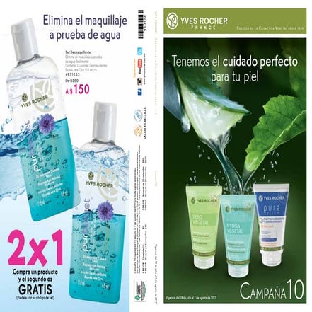 Catálogo yves rocher campaña 10, 2017