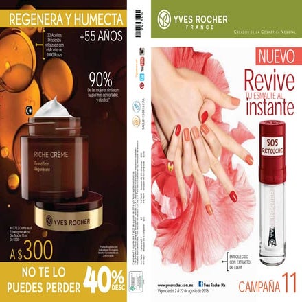Catálogo yves rocher campaña 11, 2016