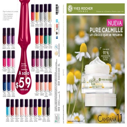 Catálogo yves rocher campaña 11, 2017