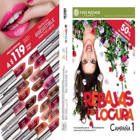 Catálogo yves rocher campaña 1, 2017
