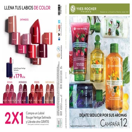 Catálogo yves rocher campaña 12, 2017