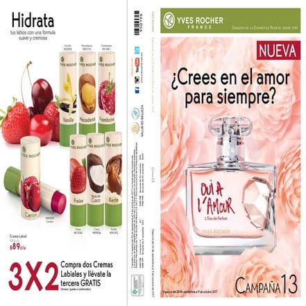 Catálogo yves rocher campaña 13, 2017