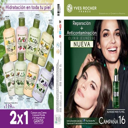 Catálogo yves rocher campaña 16, 2016