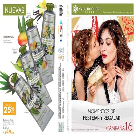Catálogo yves rocher campaña 16, 2017