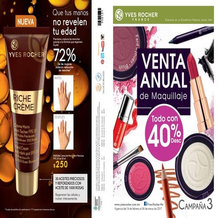 Catálogo yves rocher campaña 3, 2017