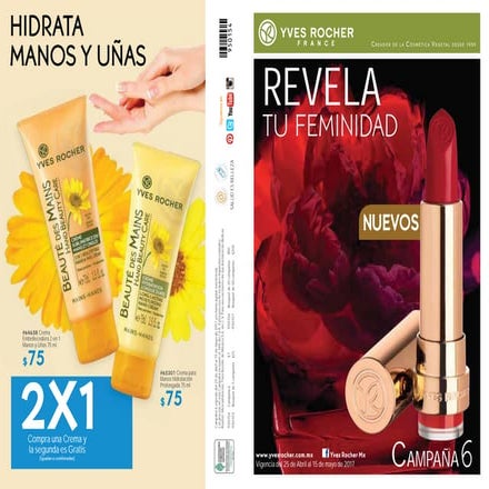 Catálogo yves rocher campaña 6, 2017