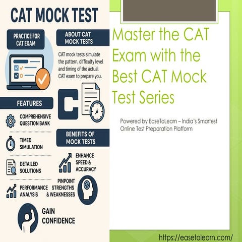 Master the CAT with EaseToLearn’s Expertly Designed CAT Mock Test Series