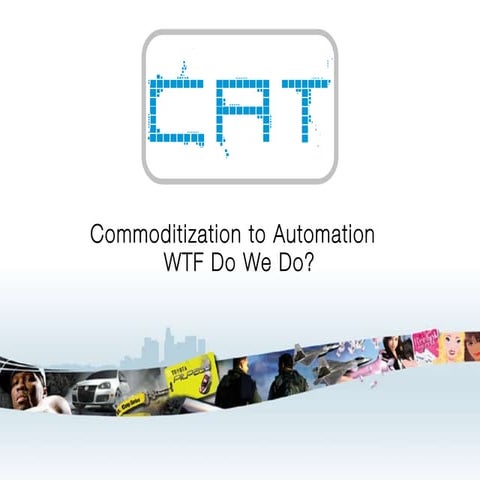 Commoditization to Automation - WTF Do We Do?