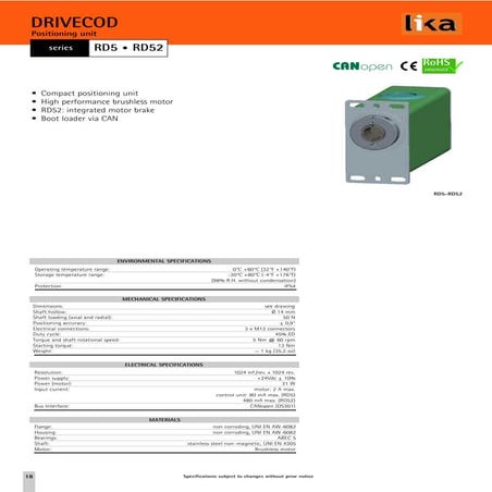 Cat rd5 rd52 e | PDF