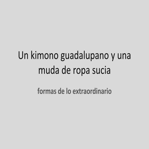 Kimono Guadalupano