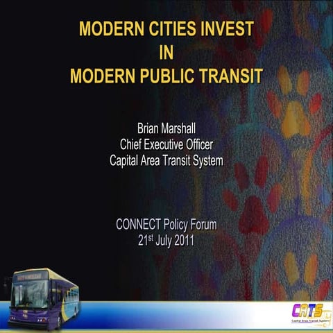Brian Marshall, Capital Area Transit System