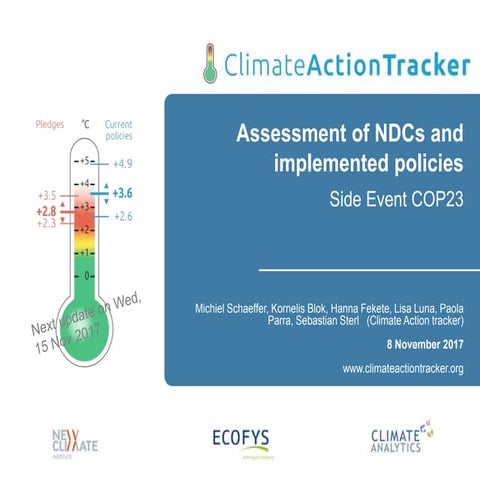 Assessment of NDCs and implemented policies - Side Event COP23